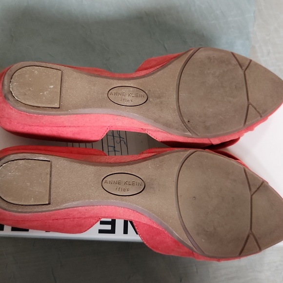 ANNE KLEIN IFLEX CORAL FLATS SIZE 7.5M WITH BOX - Picture 8 of 8